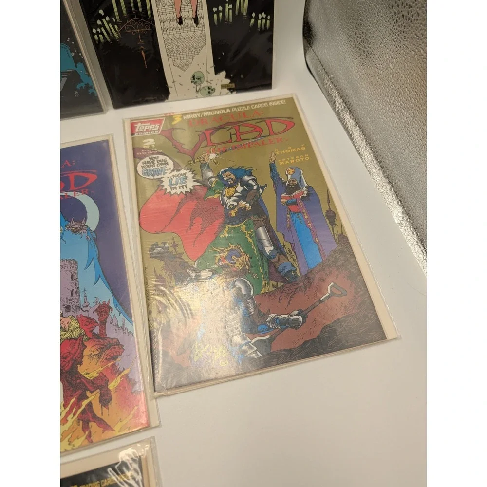Bram Stoker's Dracula 1-4 And Vlad The Impaler 1-3 Topps Comic Complete